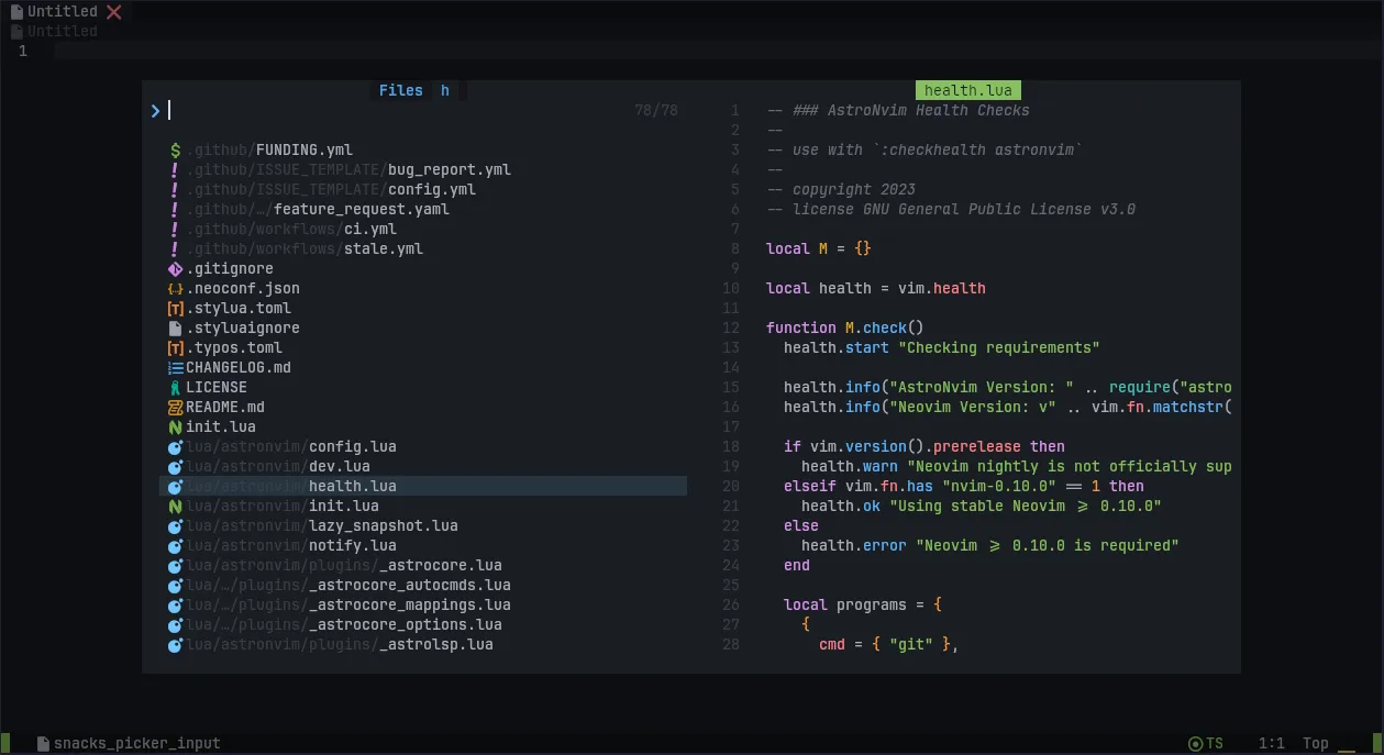 Screenshot of picker theme